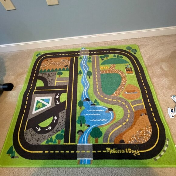 Melissa & Doug Deluxe Activity Road Rug Play Set - Picture 6 of 6